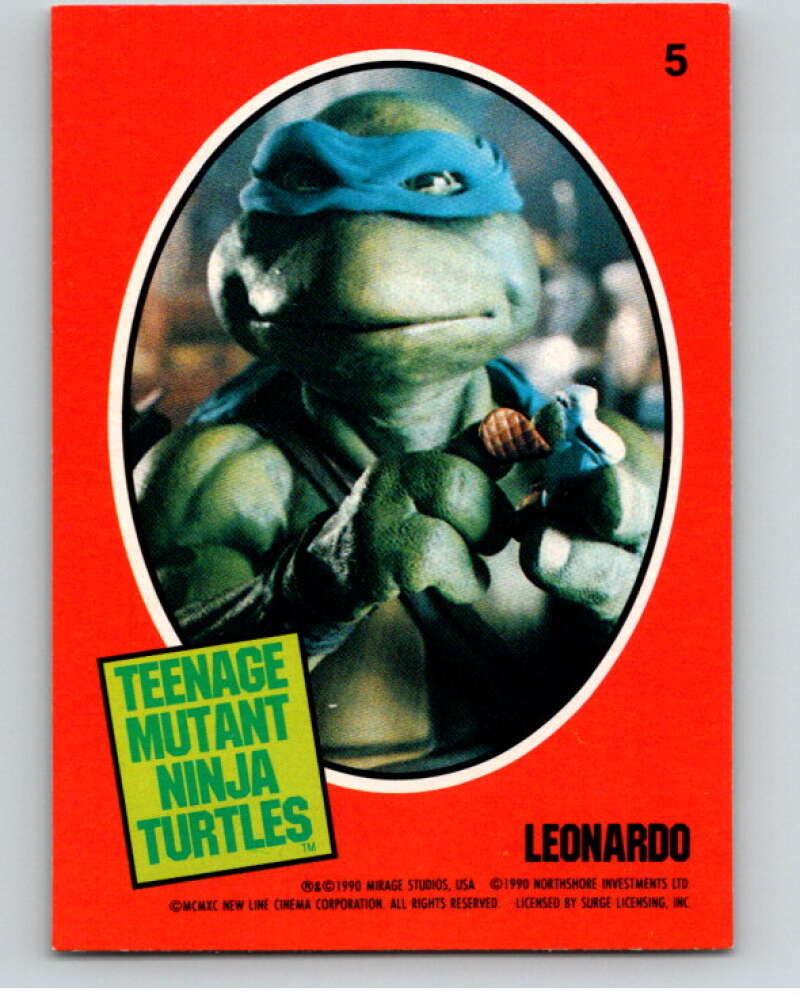 1990 O-Pee-Chee Teenage Mutant Ninja Turtles Movie Special #5 Card V71364 Image 1