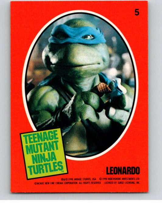 1990 O-Pee-Chee Teenage Mutant Ninja Turtles Movie Special #5 Card  V71364 Image 1