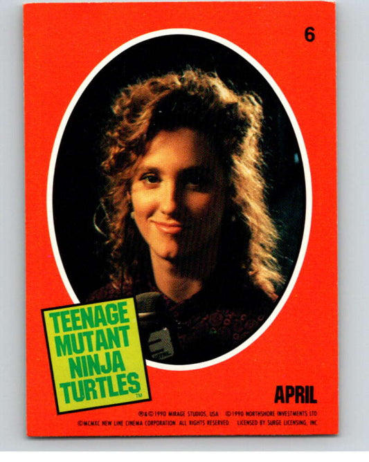 1990 O-Pee-Chee Teenage Mutant Ninja Turtles Movie Special #6 Card  V71374 Image 1