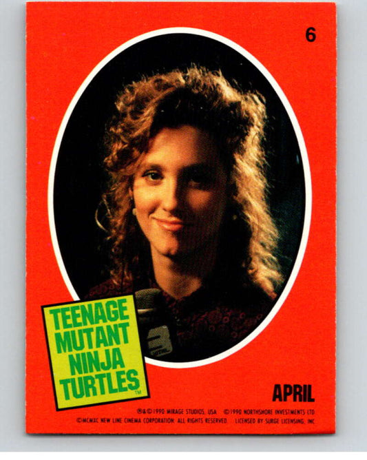 1990 O-Pee-Chee Teenage Mutant Ninja Turtles Movie Special #6 Card  V71376 Image 1