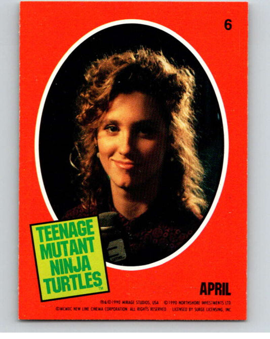 1990 O-Pee-Chee Teenage Mutant Ninja Turtles Movie Special #6 Card  V71378 Image 1