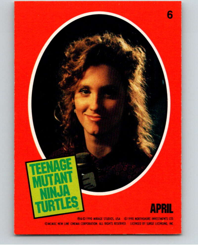 1990 O-Pee-Chee Teenage Mutant Ninja Turtles Movie Special #6 Card V71379 Image 1