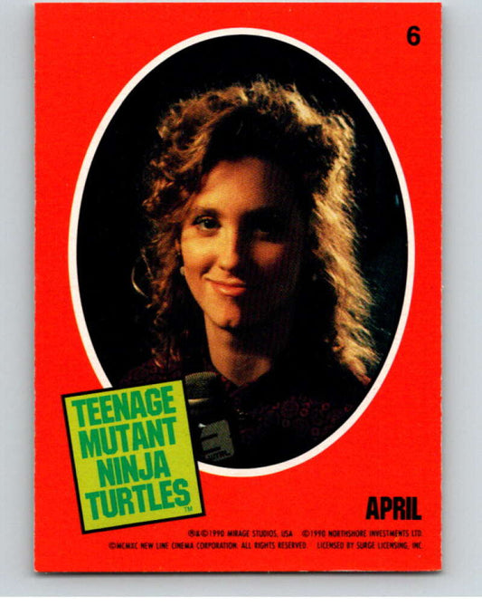 1990 O-Pee-Chee Teenage Mutant Ninja Turtles Movie Special #6 Card  V71379 Image 1
