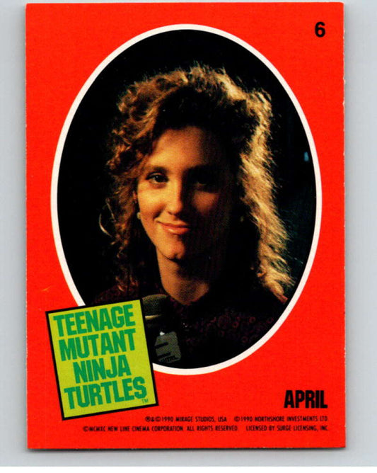 1990 O-Pee-Chee Teenage Mutant Ninja Turtles Movie Special #6 Card  V71380 Image 1