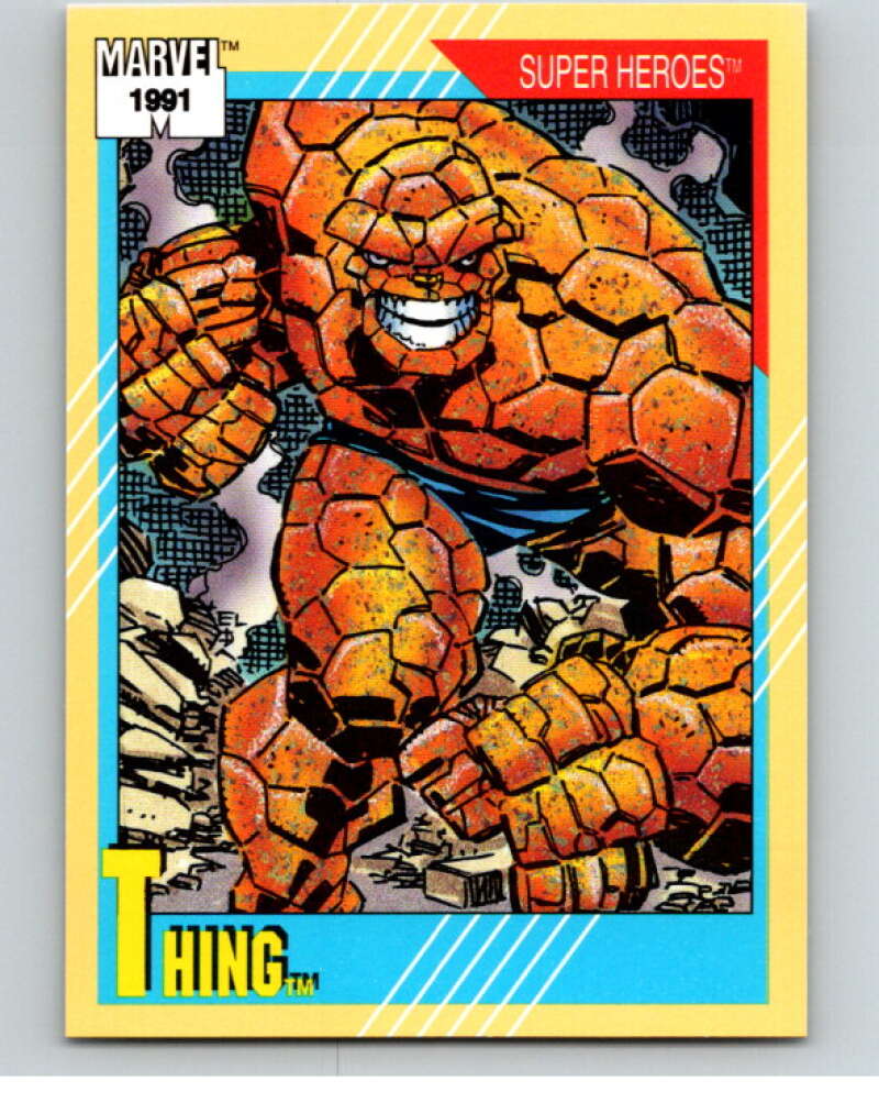 1991 Impel Marvel Universe #3 Thing V71423 Image 1