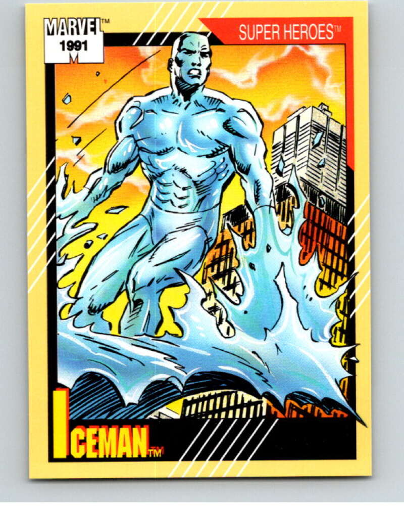 1991 Impel Marvel Universe #8 Iceman V71429 Image 1