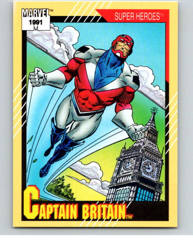 1991 Impel Marvel Universe #12 Captain Britain V71436 Image 1