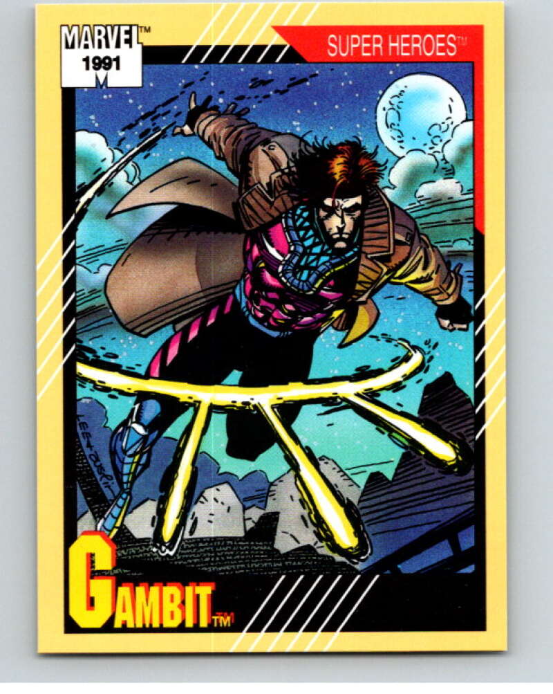 1991 Impel Marvel Universe #17 Gambit V71451 Image 1