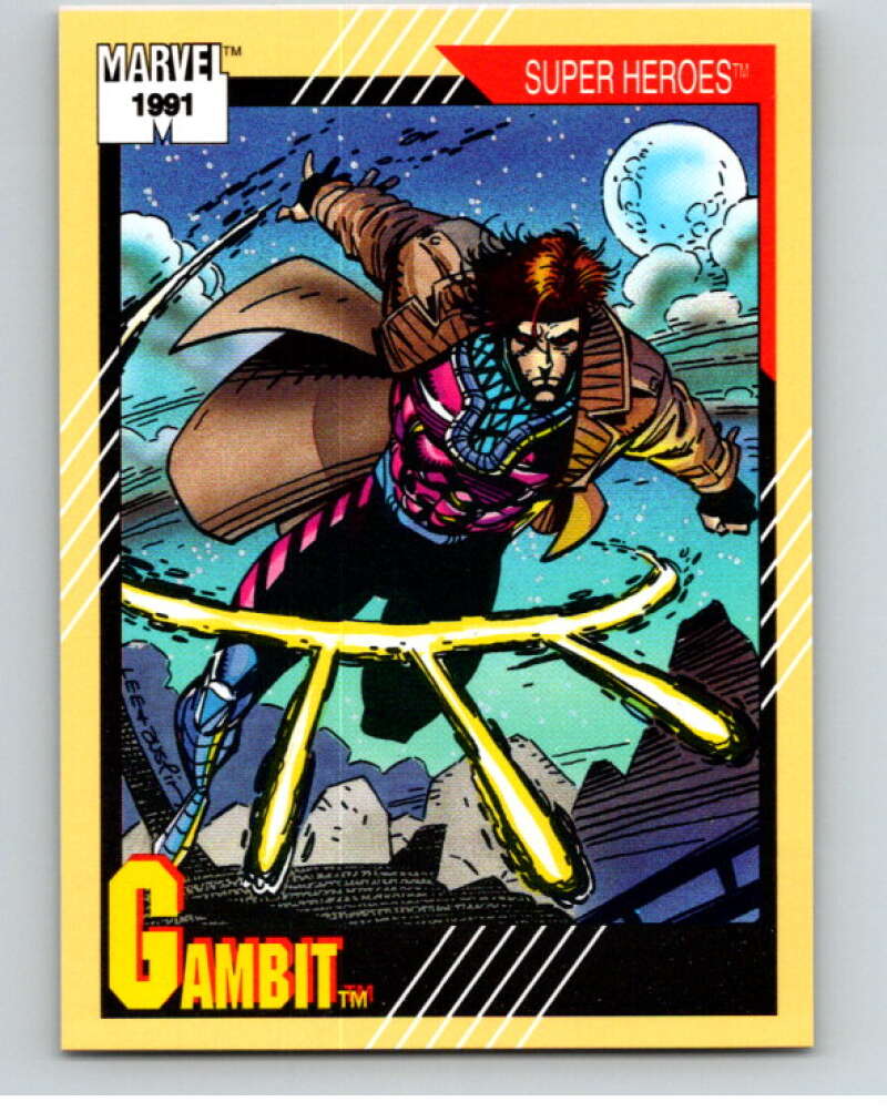 1991 Impel Marvel Universe #17 Gambit V71452 Image 1