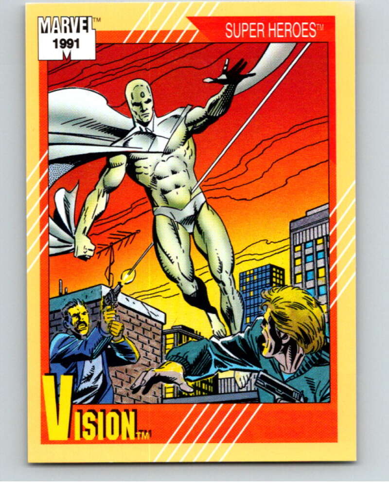 1991 Impel Marvel Universe #19 Vision V71455 Image 1