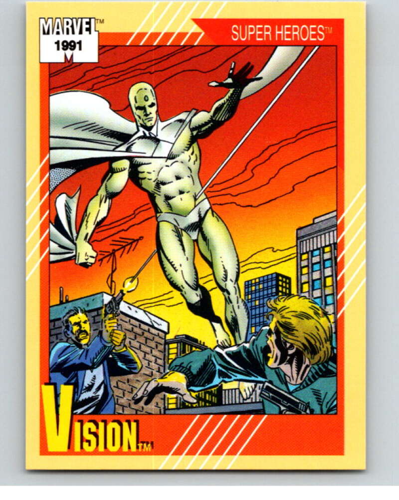 1991 Impel Marvel Universe #19 Vision V71456 Image 1