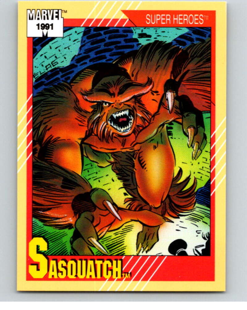 1991 Impel Marvel Universe #31 Sasquatch V71477 Image 1
