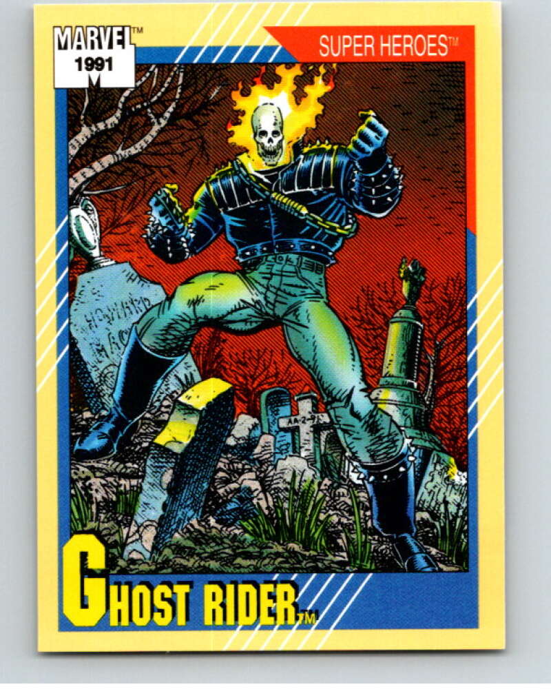 1991 Impel Marvel Universe #39 Ghost Rider V71484 Image 1