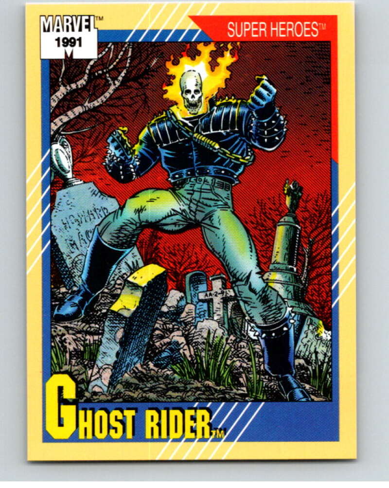 1991 Impel Marvel Universe #39 Ghost Rider V71485 Image 1