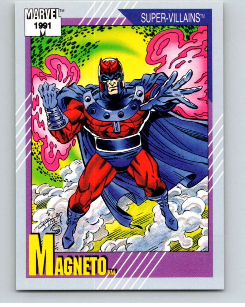 1991 Impel Marvel Universe #57 Magneto V71497 Image 1