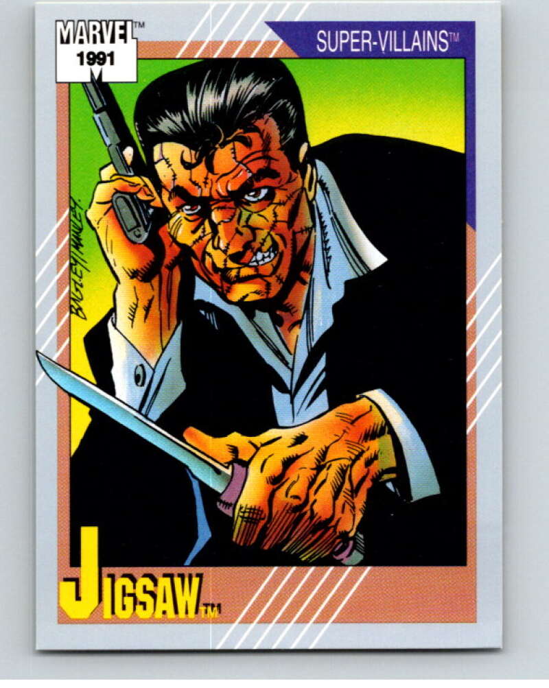 1991 Impel Marvel Universe #66 Jigsaw V71517 Image 1