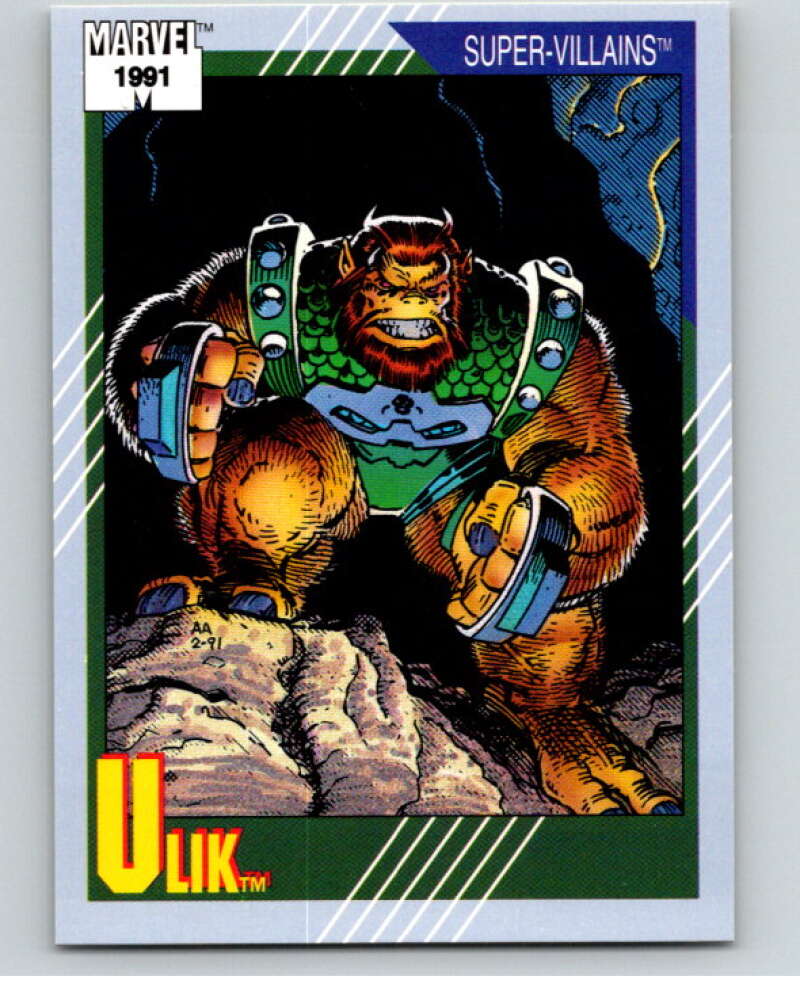 1991 Impel Marvel Universe #68 Ulik V71525 Image 1