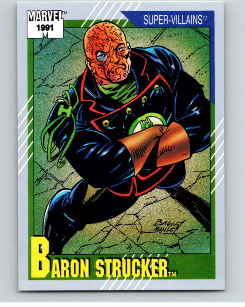1991 Impel Marvel Universe #69 Baron Strucker V71526 Image 1
