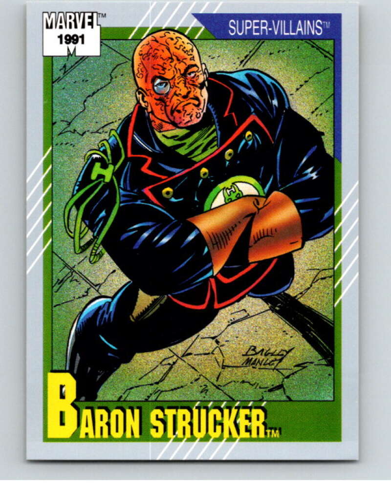 1991 Impel Marvel Universe #69 Baron Strucker V71527 Image 1