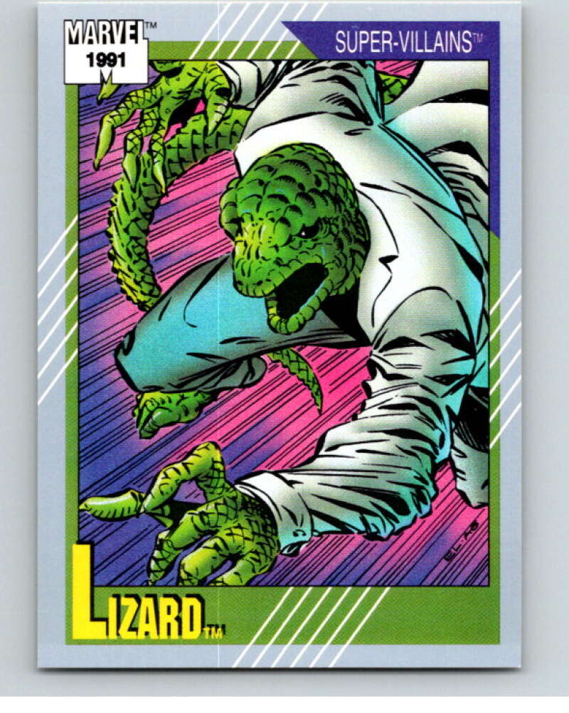 1991 Impel Marvel Universe #87 Lizard V71554 Image 1