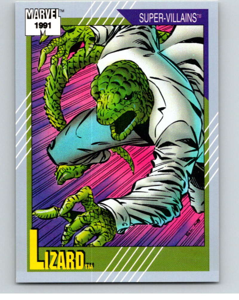1991 Impel Marvel Universe #87 Lizard V71555 Image 1