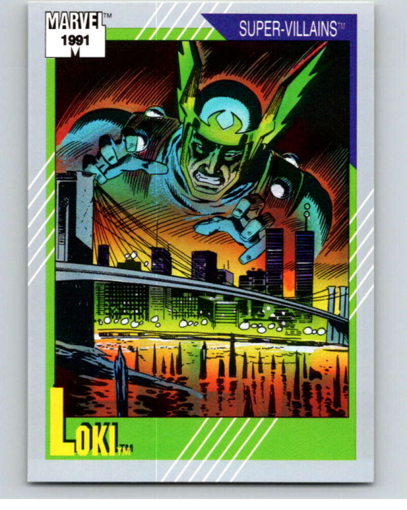 1991 Impel Marvel Universe #89 Loki V71559 Image 1