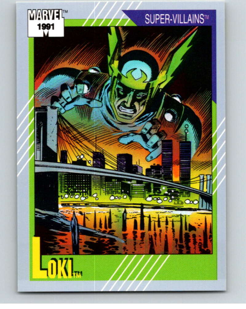 1991 Impel Marvel Universe #89 Loki V71560 Image 1