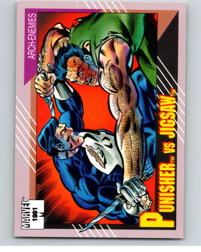 1991 Impel Marvel Universe #99 Captain America/Baron Zemo V71578 Image 1