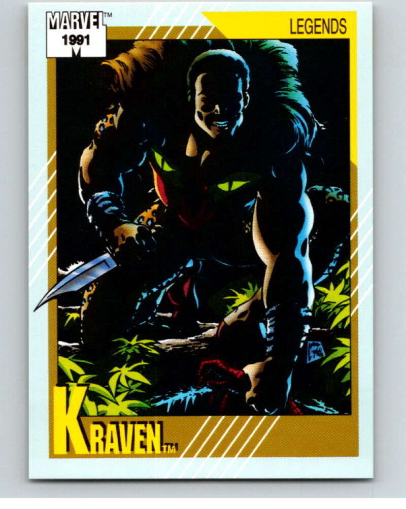 1991 Impel Marvel Universe #143 Kraven V71661 Image 1