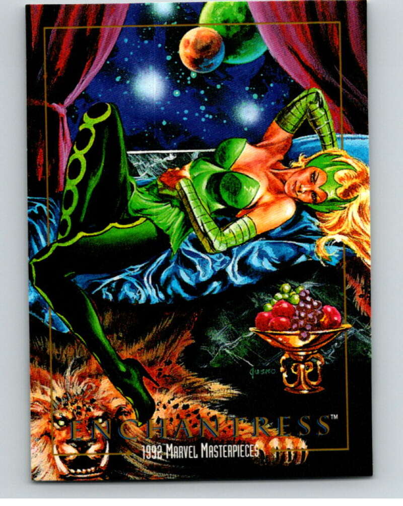 1992 Skybox Marvel Masterpieces #21 Enchantress V71708 Image 1