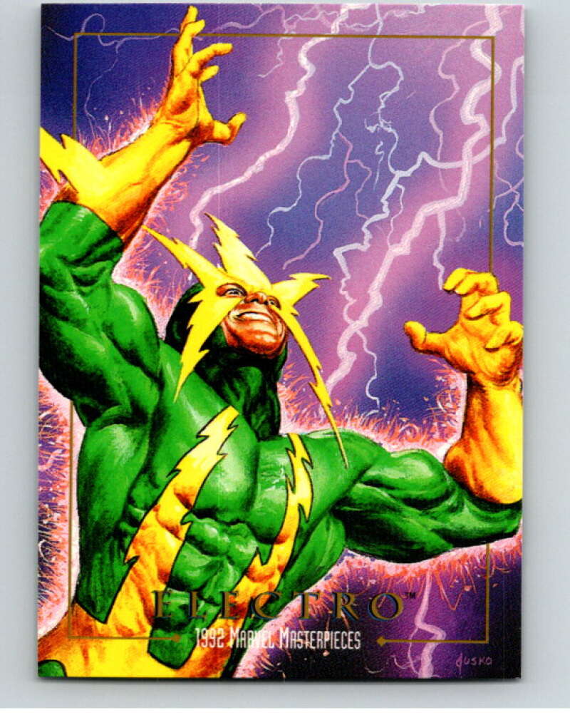 1992 Skybox Marvel Masterpieces #23 Electro V71710 Image 1