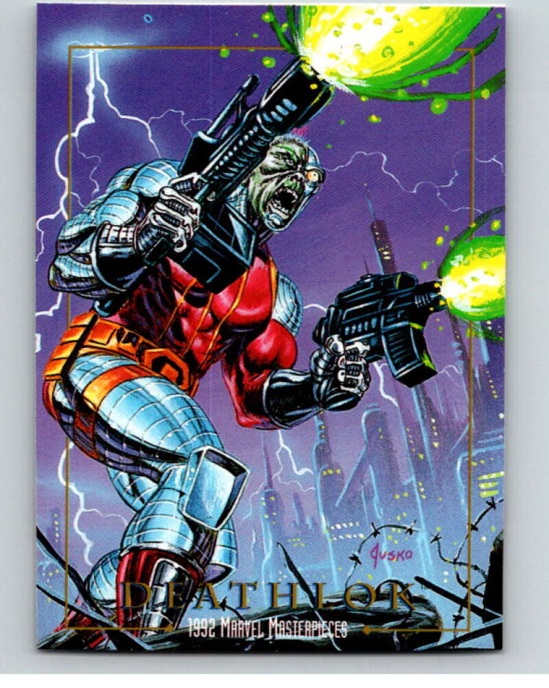 1992 Skybox Marvel Masterpieces #28 Deathlok V71718 Image 1