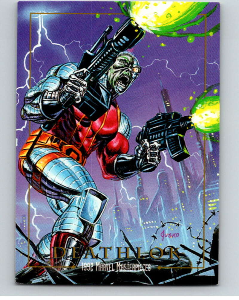 1992 Skybox Marvel Masterpieces #28 Deathlok V71719 Image 1