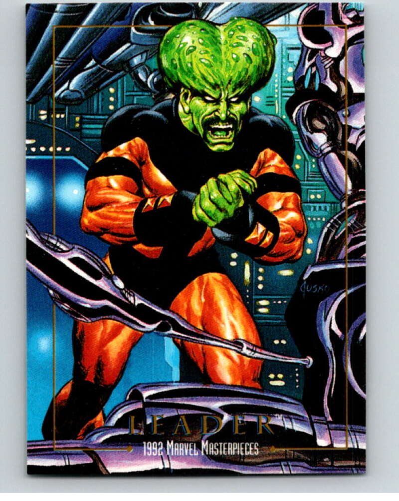 1992 Skybox Marvel Masterpieces #42 Leader V71722 Image 1