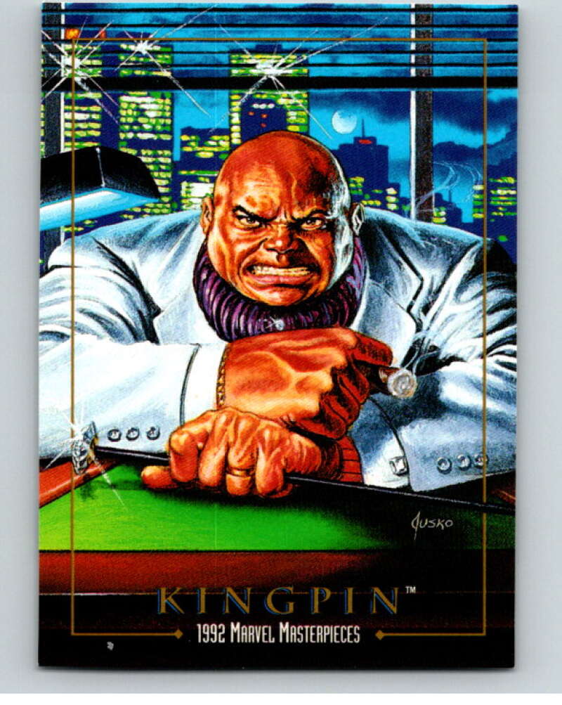 1992 Skybox Marvel Masterpieces #43 Kingpin V71725 Image 1