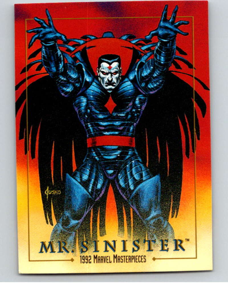 1992 Skybox Marvel Masterpieces #58 Mr.Sinister V71744 Image 1