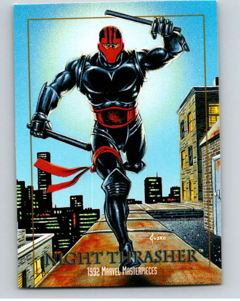 1992 Skybox Marvel Masterpieces #63 Night Thrasher V71751 Image 1