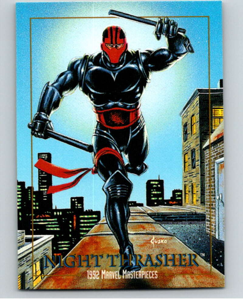 1992 Skybox Marvel Masterpieces #63 Night Thrasher V71752 Image 1