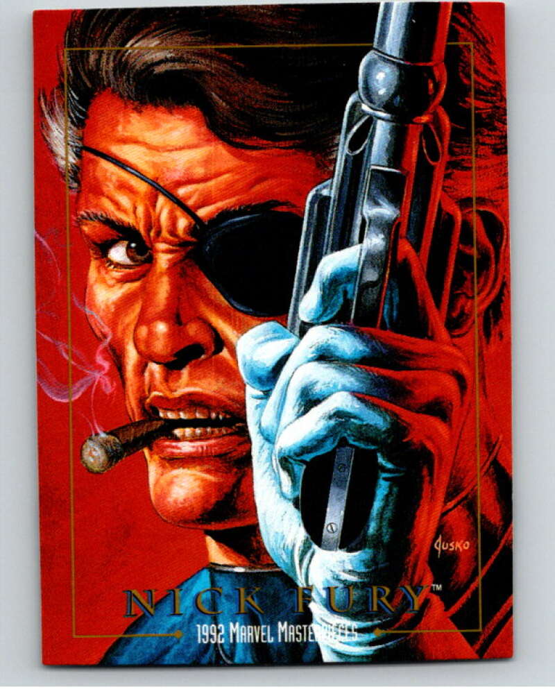 1992 Skybox Marvel Masterpieces #64 Nick Fury V71754 Image 1