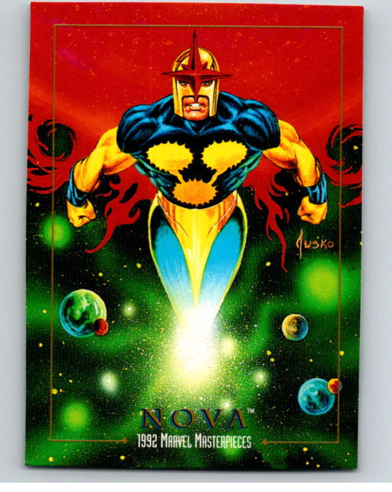 1992 Skybox Marvel Masterpieces #68 Nova V71756 Image 1