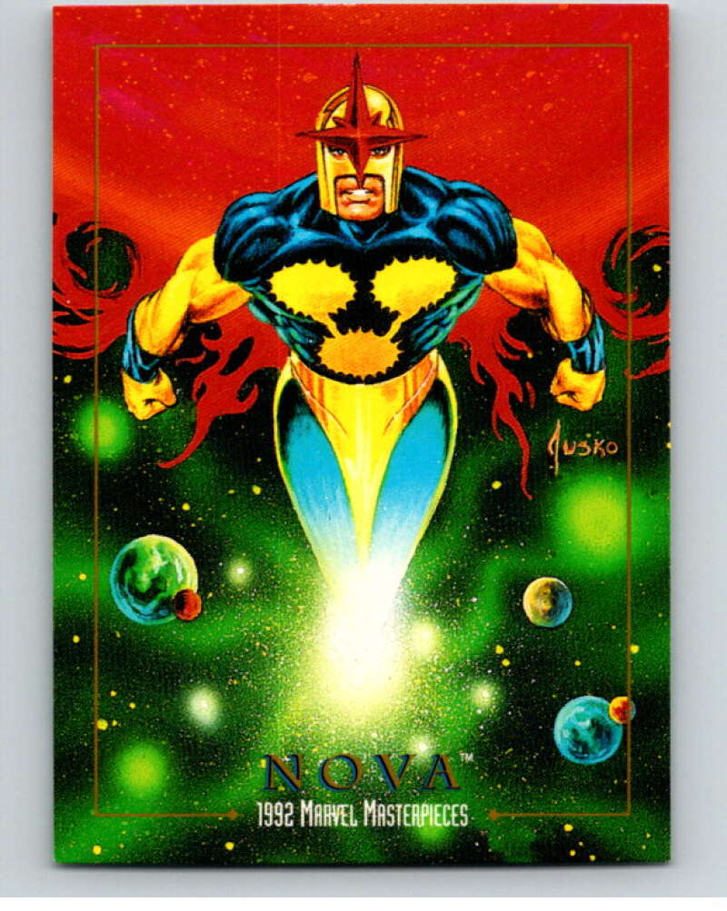 1992 Skybox Marvel Masterpieces #68 Nova V71758 Image 1