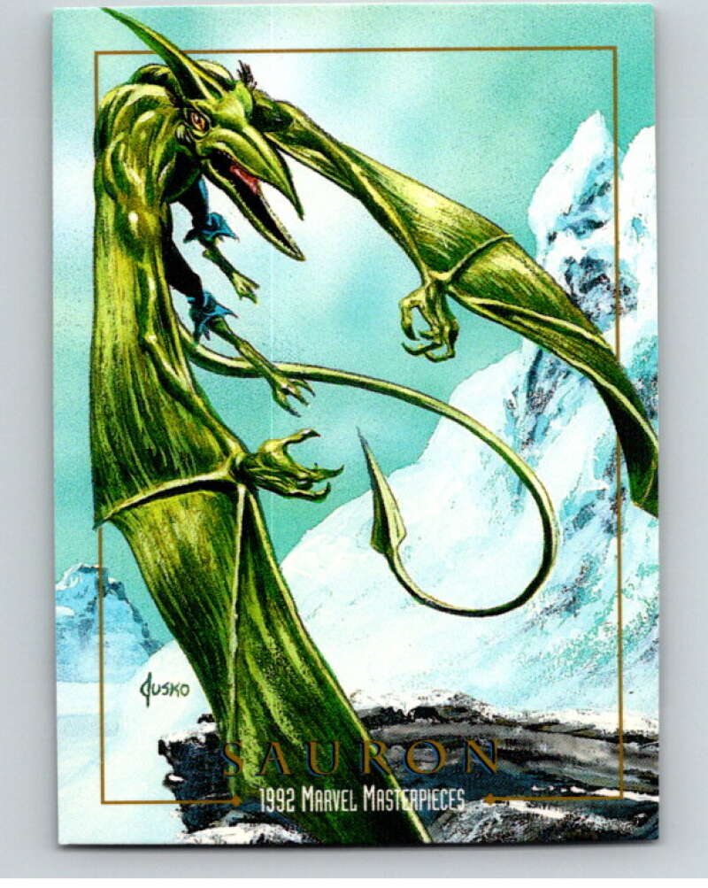 1992 Skybox Marvel Masterpieces #76 Sauron V71776 Image 1