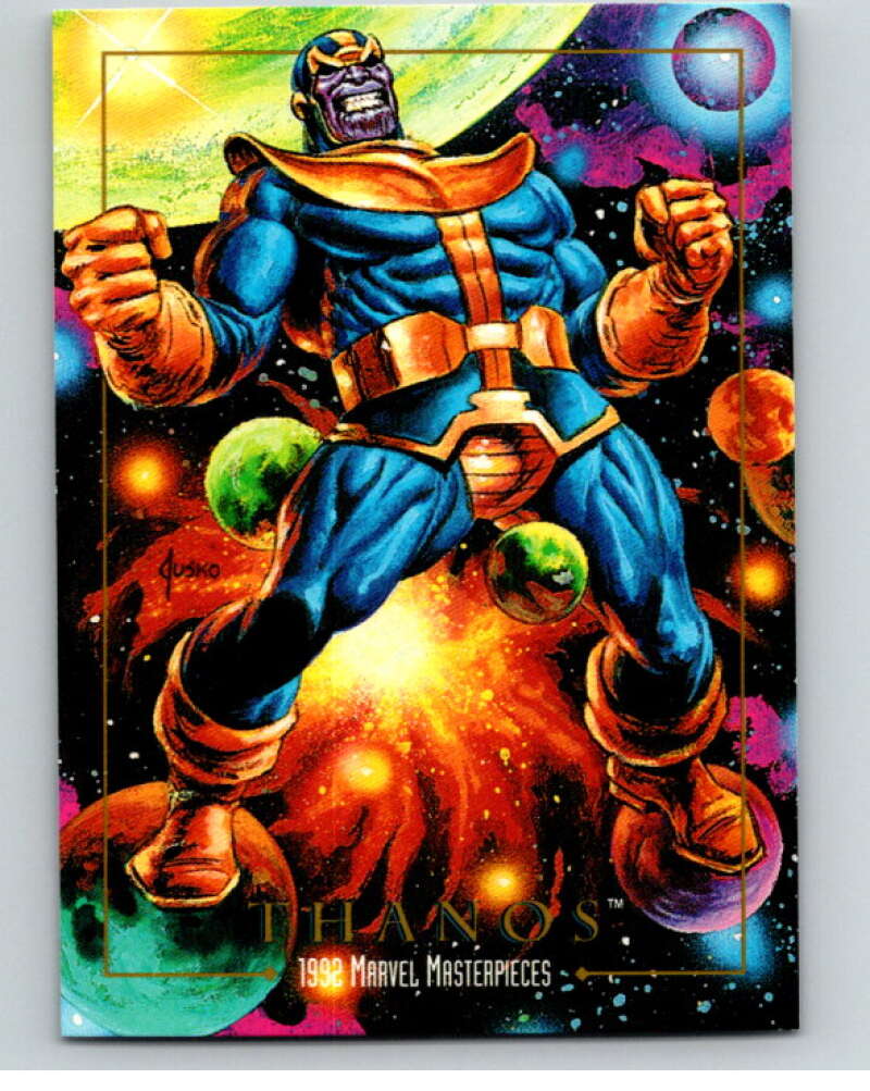 1992 Skybox Marvel Masterpieces #83 Thanos V71781 Image 1