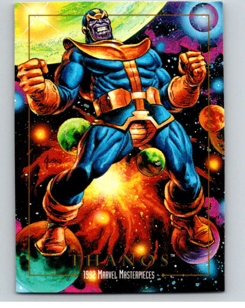 1992 Skybox Marvel Masterpieces #83 Thanos V71782 Image 1