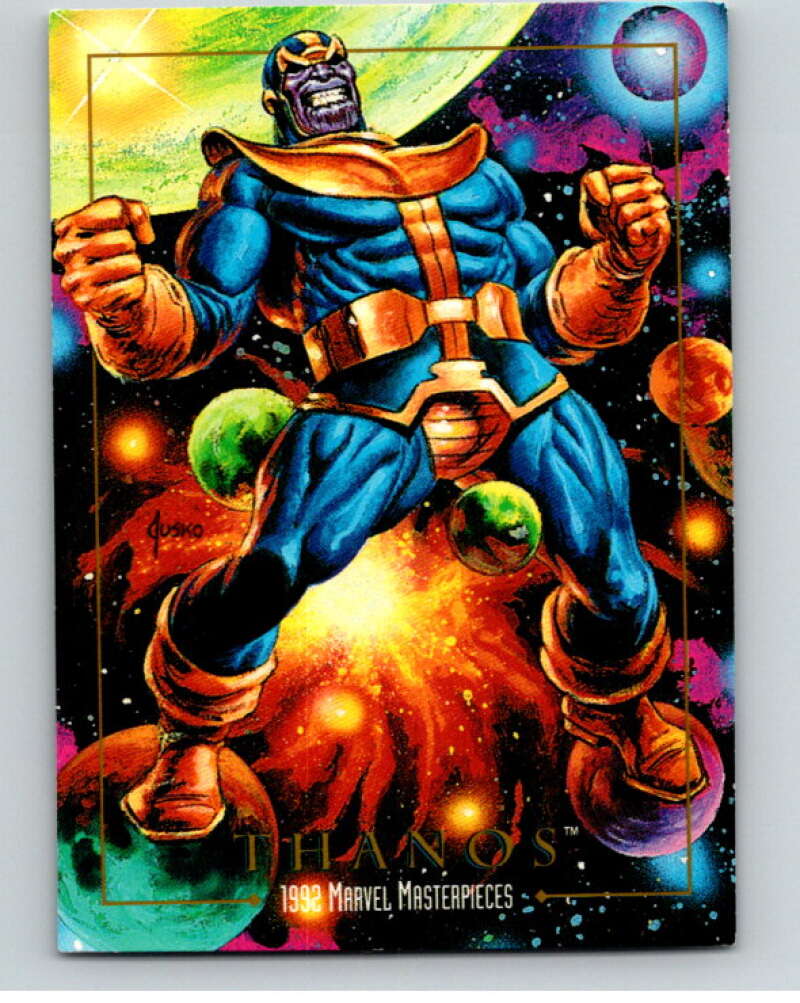1992 Skybox Marvel Masterpieces #83 Thanos V71783 Image 1