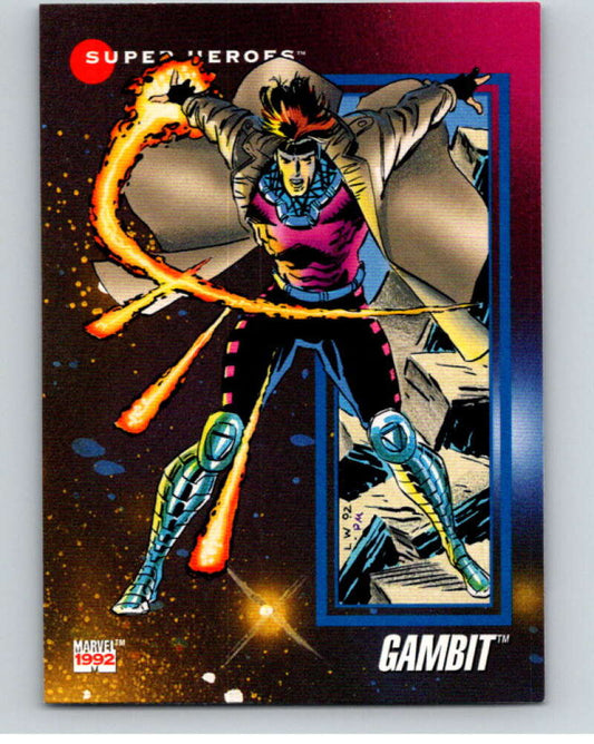 1992 Impel Marvel Universe #4 Gambit   V71808 Image 1