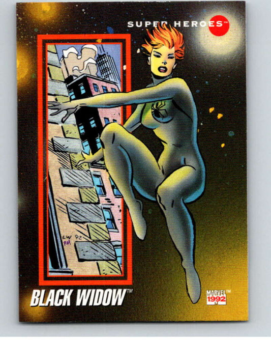 1992 Impel Marvel Universe #12 Black Widow   V71817 Image 1