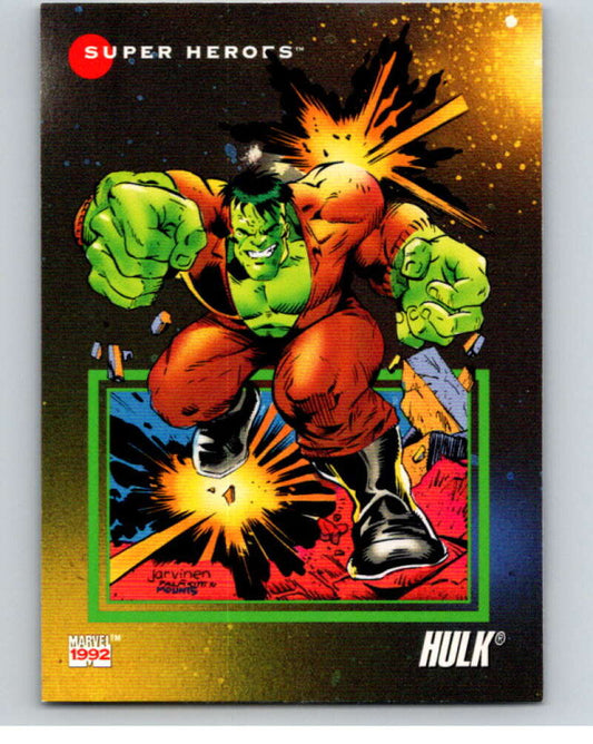 1992 Impel Marvel Universe #13 Hulk   V71819 Image 1