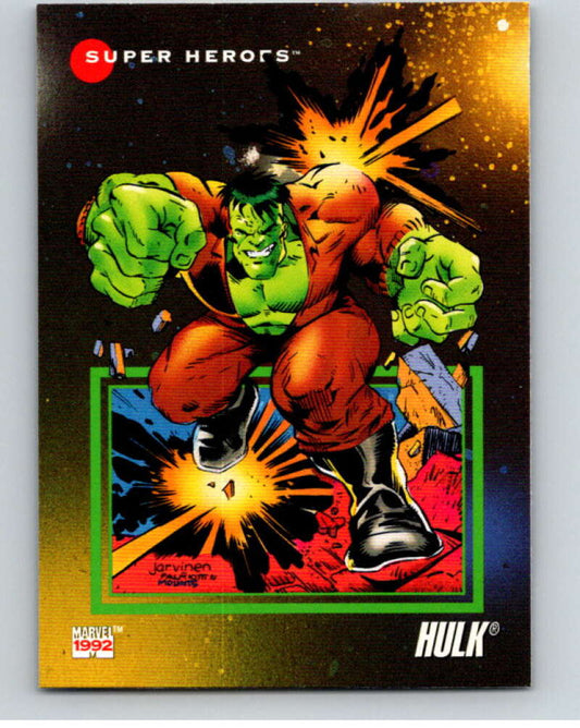 1992 Impel Marvel Universe #13 Hulk   V71820 Image 1