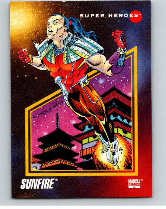 1992 Impel Marvel Universe #14 Sunfire   V71822 Image 1